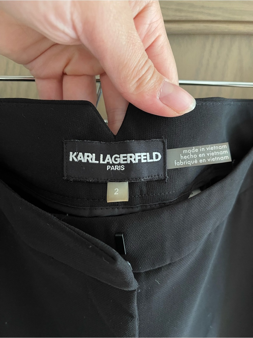 Karl Lagerfeld Black Trousers